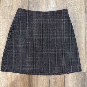 Wilfred high waisted pink plaid skirt